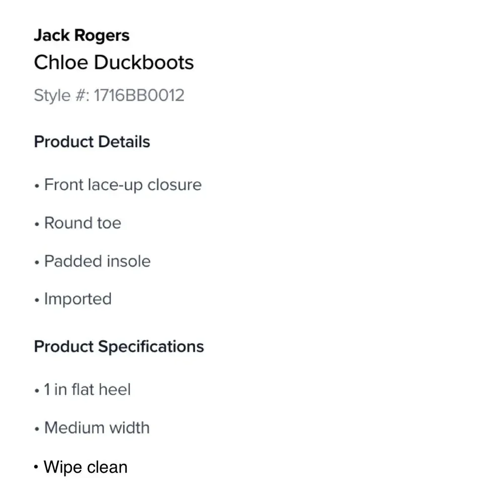 Jack Rogers Chloe Duck Boots Lace Up Women 6 Navy Cream